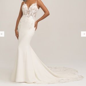 Allure - Style 3450 - Size 14 - Ivory/Champagne/Nude